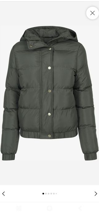 Дамско зимно яке Urban Classics зелено