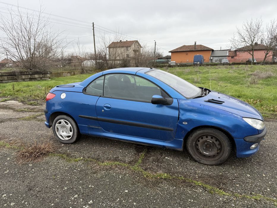 Peugeot 206 CC, 1,6i бензин 109кс на части, Пежо 206 Кабрио на части