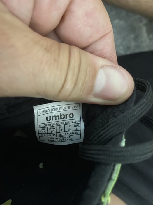 Ghete sintetic umbro marimea 32