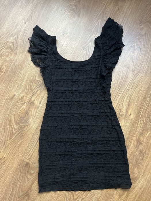 Мини черна рокля