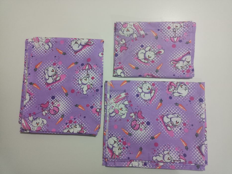 Set 2 lenjerii de pat pentru grădiniță