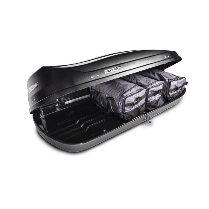 Автобокс MaxBox PRO 520 (большой) черный двустороннее открывающееся