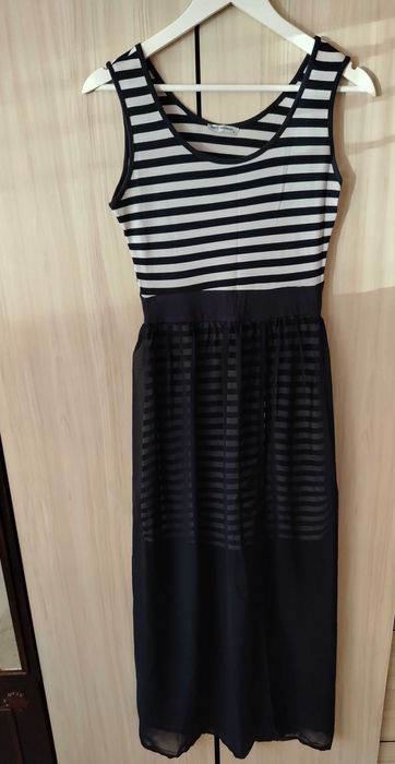 Рокля дълга с тюл