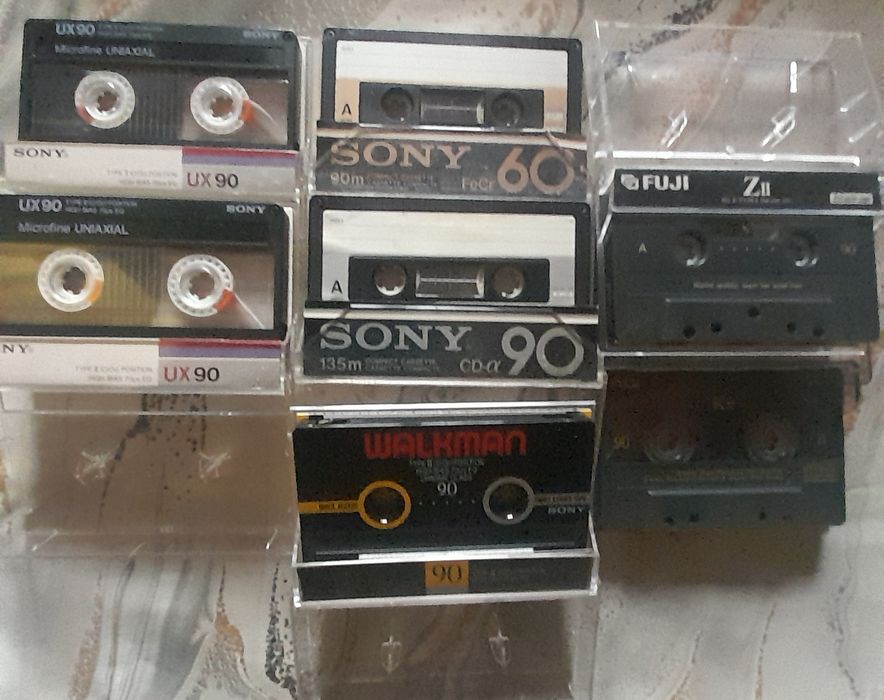 Aудио касети SONY и FUJI - Хром