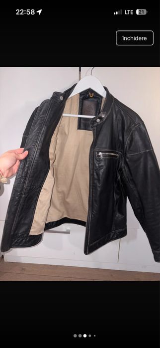 Geaca de piele 100% naturala Timberland