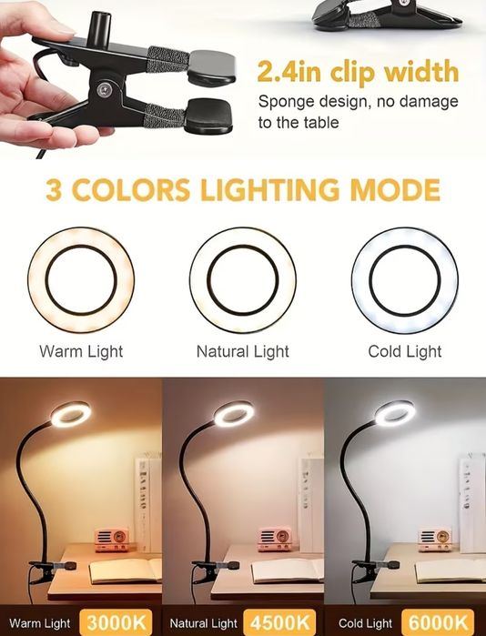 Led, лед лампа с лупа