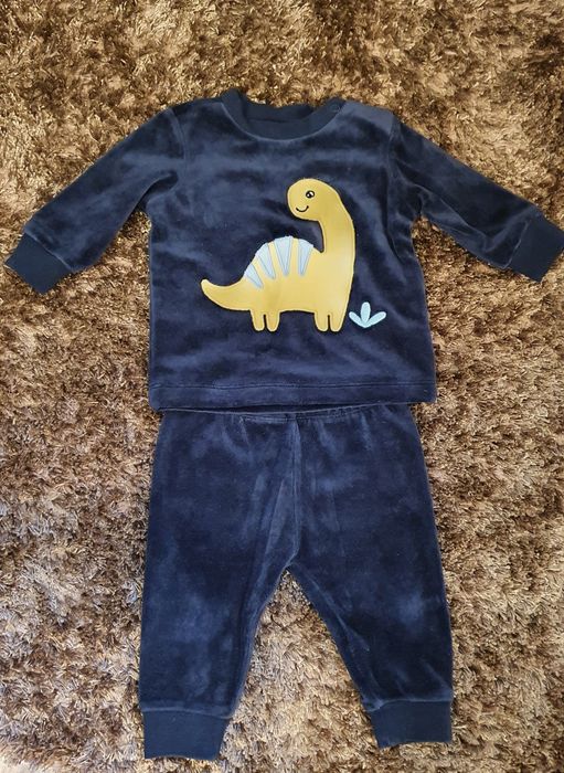 Set bluză și pantaloni din velur H&M, m62
