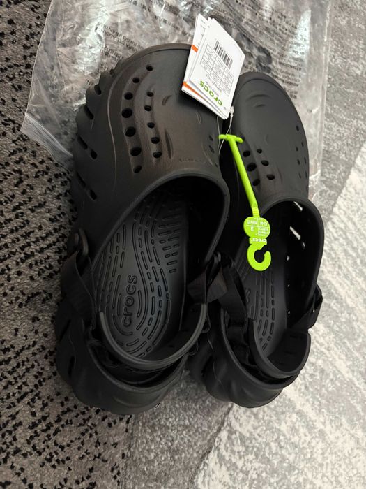 CROCS Slapi Echo Clog Black 43-44  NOI
