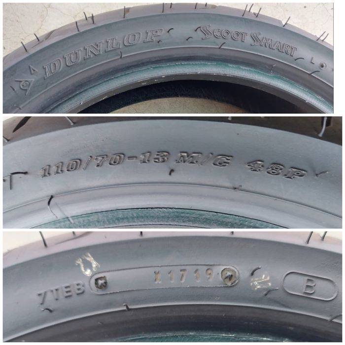 O bucată 110/70 R 13 Michelin Dunlop