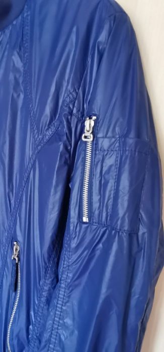 Geaca Jacheta dama RISSKIO Italy lucioasa shimmer marimea M impecabila