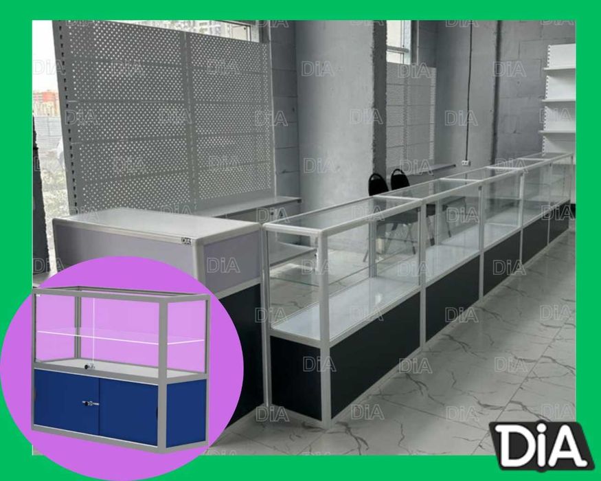 Прилавок витрина, витрина стеклянная, oynali vitrina, prilavkalar