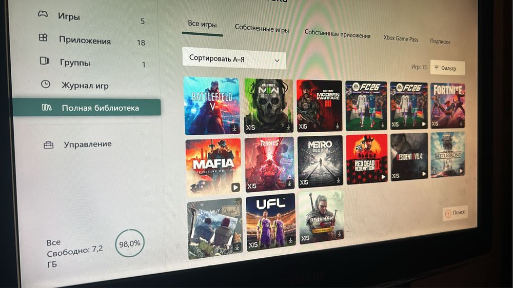 Xbox series s с играми