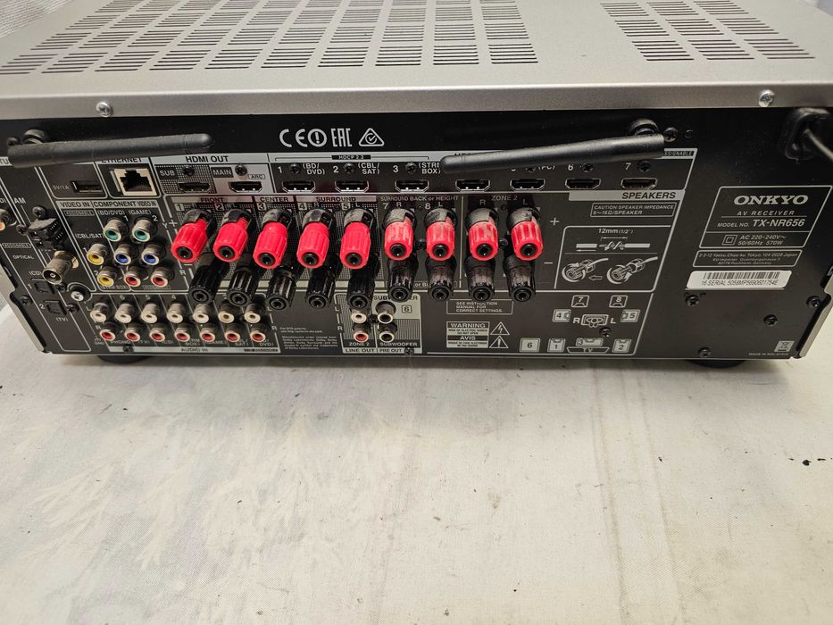 Receiver Onkyo TX-NR686 - 7.2 Canale - 4K - Dolby Atmos - Wi-Fi/Bluetooth