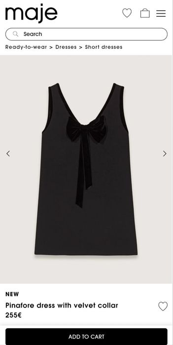 Рокля на марката Maje