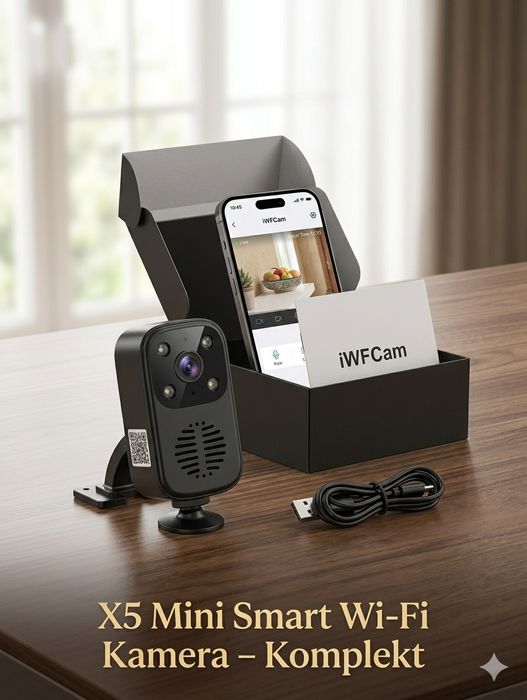 Mini Wi-Fi Kamera X5 (iWFCam) — Dahshat Kechestvoda! SROCHNA SOTILADI
