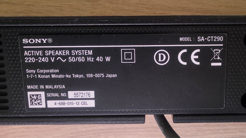 Саундбар Sony HT-CT290
