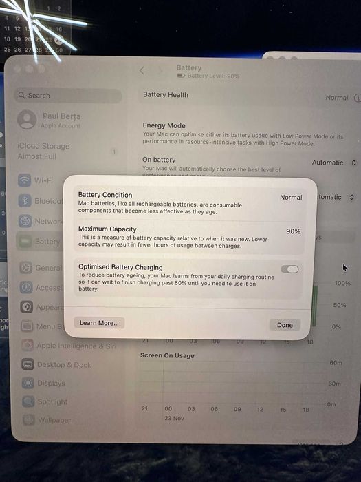 Laptop MAC M1 MAX 16 inch, 32GB RAM, 1TB Stocare, Space Grey