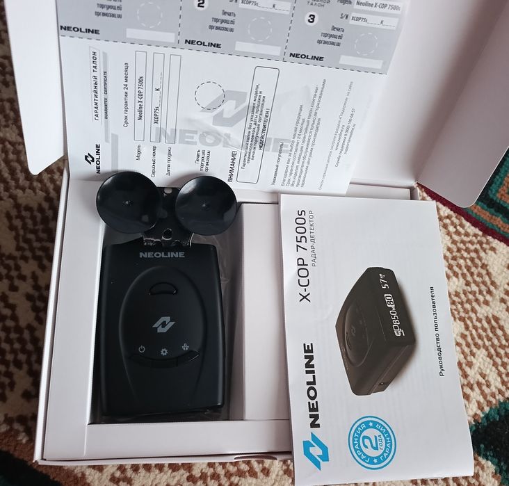 Neoline X-COP 7500s radar detektor — toza, original qutida