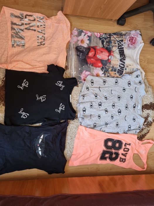 Bluze noi+tricouri la 10 ron
