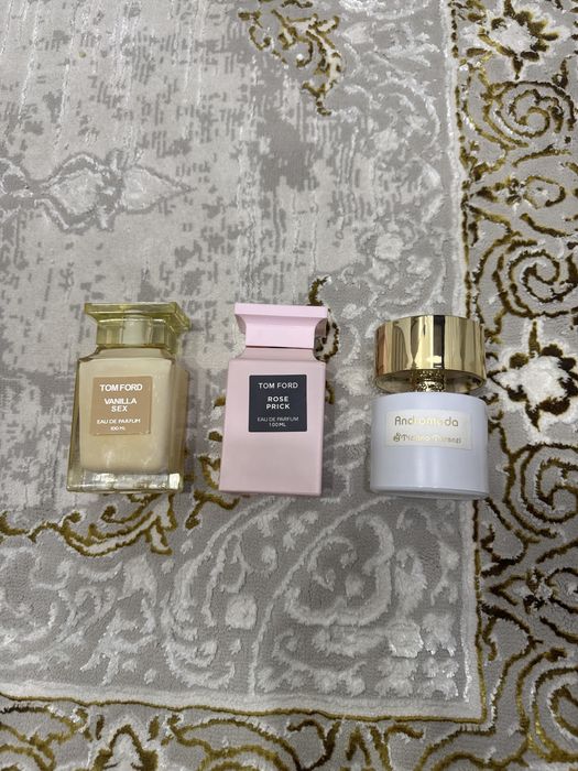 Духи Tom Ford vanilla,tom ford rose prick ,andromeda