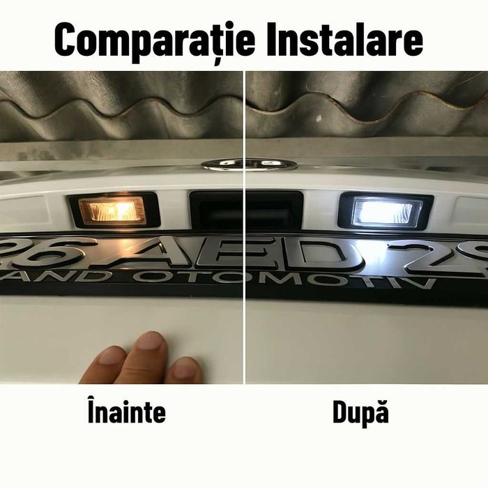 Lampi Numar LED Portbagaj VW Golf 5, Jetta MK5, Passat B5.5 B6 Superb