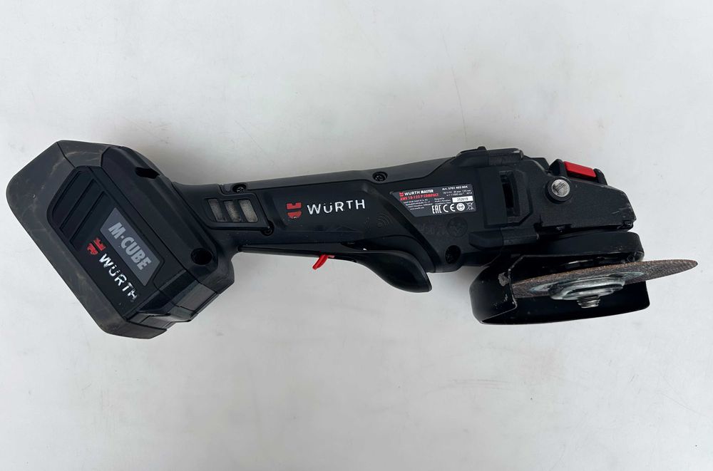 Wurth AWS 18-125 P Compact M-Cube -Безчетков акумулаторен ъглошлайф 18