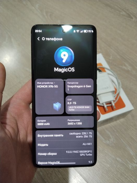 Honor X9b 8/256 с коробкой
