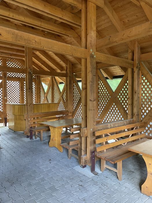 Foisor din lemn cu elementele demontabile