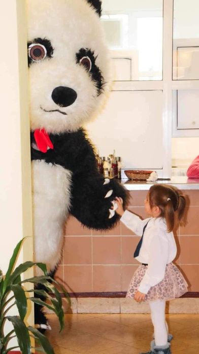 Надуваеми панда и мечока от маша