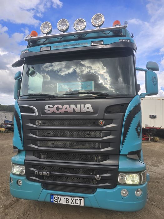 Vand camion forestier scania v8 r520