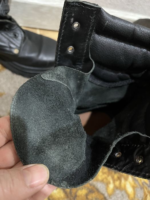 Берцы натуральная кожа