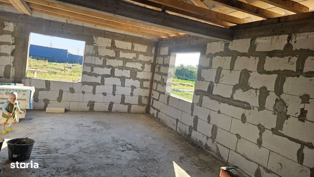 Casa in constructie de vanzare, 124 mp, zona Nord