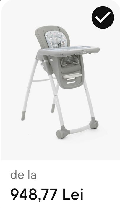 OFERTA !!Scaun de masa jolie 6 in 1 IMPECABIL!!