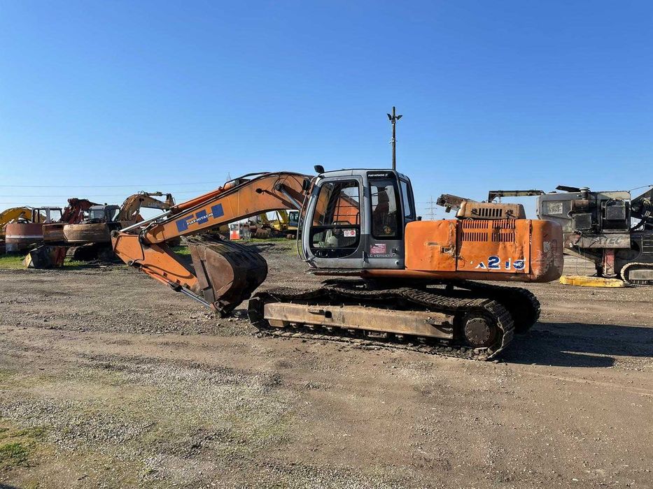 Coroana de rotire excavator pe senile Fiat Hitachi EX215 piese