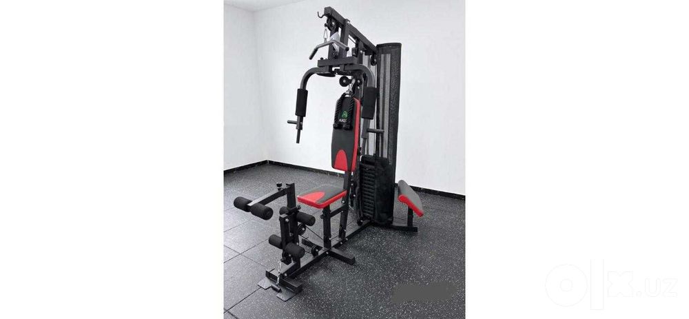 Силовой тренажёр AXELUS 7203, груз 45 кг, до 120 кг