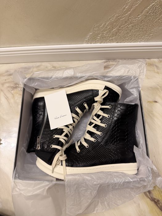 Rick Owens 44 Snake Skin