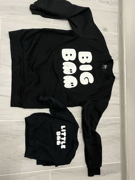 Ватирани блузки тати и бебе