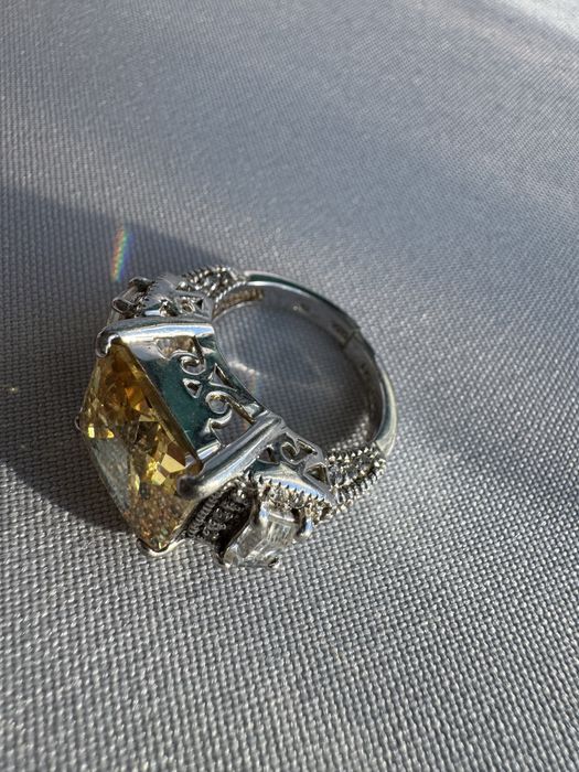 Inel din argint si cubic zirconia
