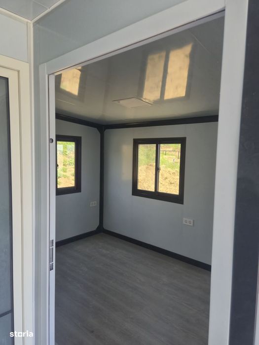 Casă modulară nouă în Tomești Dealul Crucii, 36 mp utili, teren 450 mp