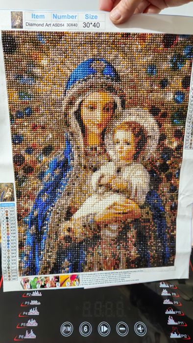 Goblen cu diamante rotunde