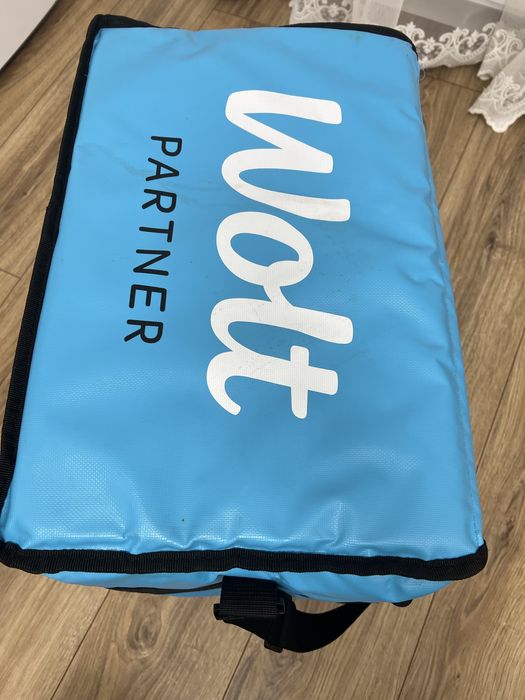 Wolt термосумка (оригинал), жаңа күйде