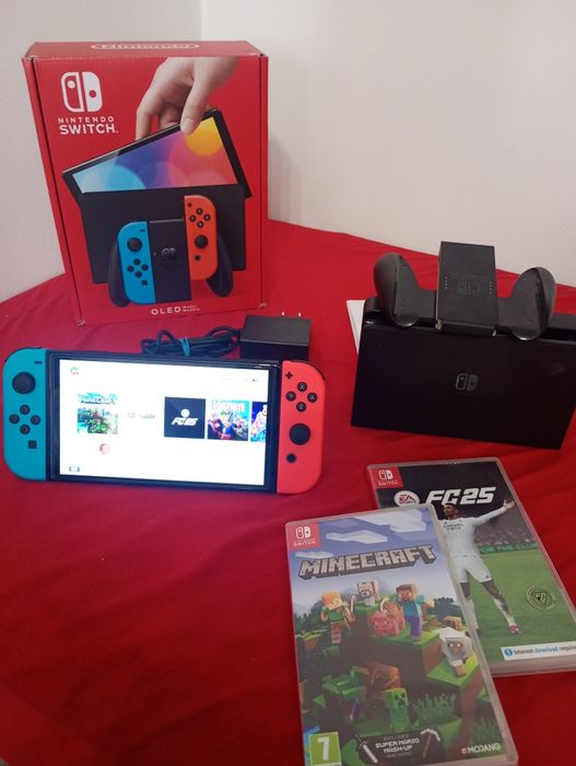 Vând Nintendo switch oled