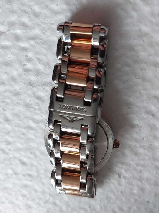 Дамски часовник,диаманти,  злато 18к-стомана-Longines Primaluna L81135