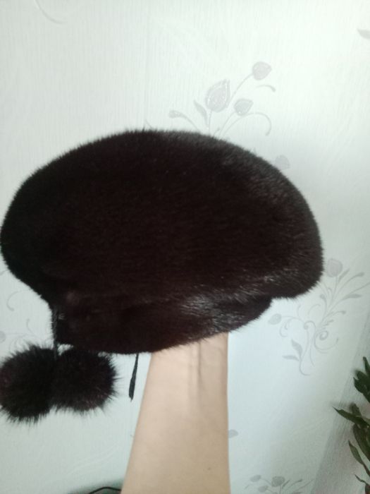 Берет норковый женский