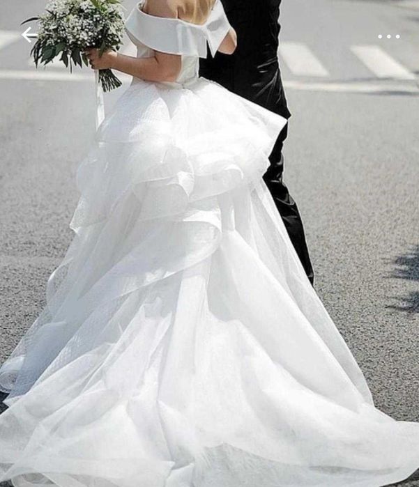 Vand ROCHIE DE MIREASA 2 in 1 cu trena detasabila  (WILDIN-ESPOSA)