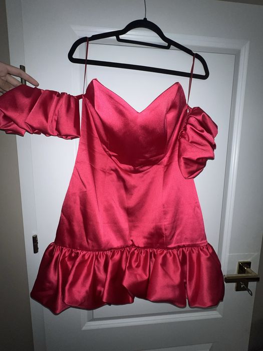 Rochie Elegantă Roz Fucsia