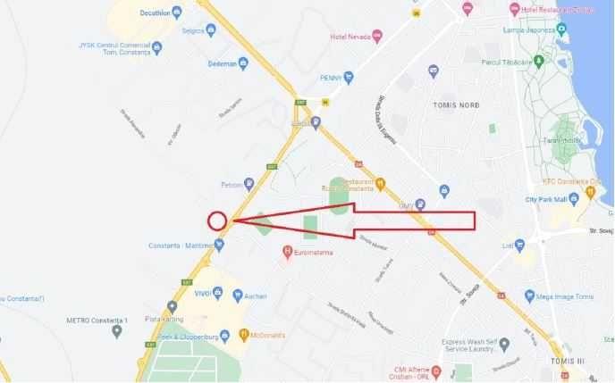 Teren intravilan 3 loturi teren- total suprafata 7.960 m.p. Constanta