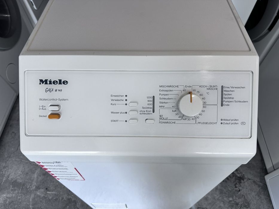 Пералня +гаранция 1 година. MIELE горно пълнене широка 45см. Безплатна доставка за София