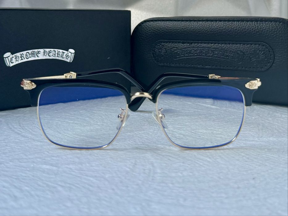 Очила за компютър Диоптрични рамки прозрачни слънчеви chrome hearts