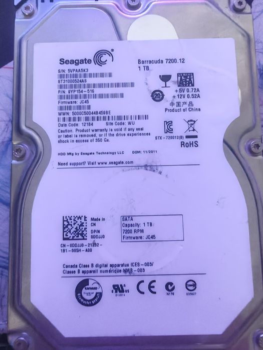 Жесткий диски hdd 5 шт